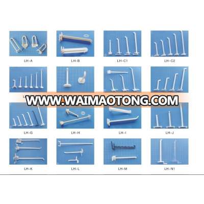 2 inch to 15 inch Plastic Pegs Hooks for cardboard display